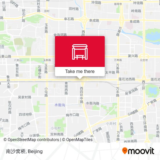 南沙窝桥 map