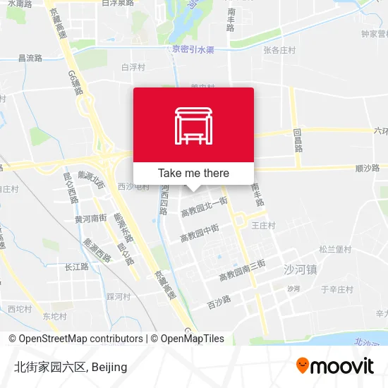 北街家园六区 map