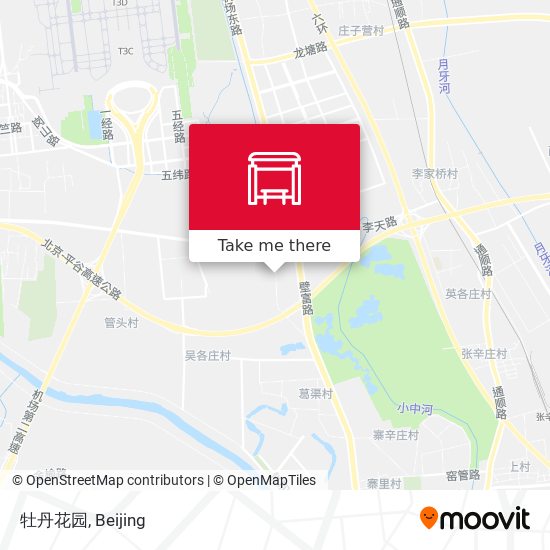 牡丹花园 map