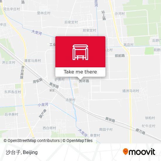 沙台子 map