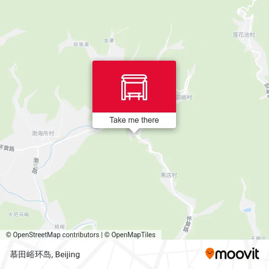 慕田峪环岛 map