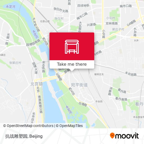 抗战雕塑园 map
