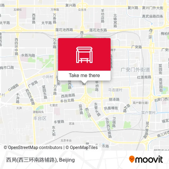 西局(西三环南路辅路) map