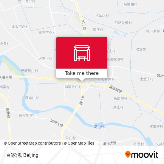 百家湾 map