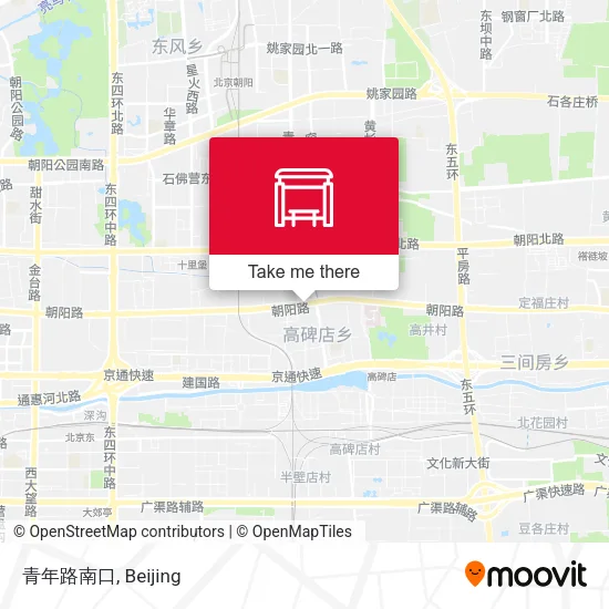 青年路南口 map
