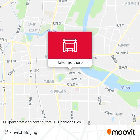 滨河南口 map