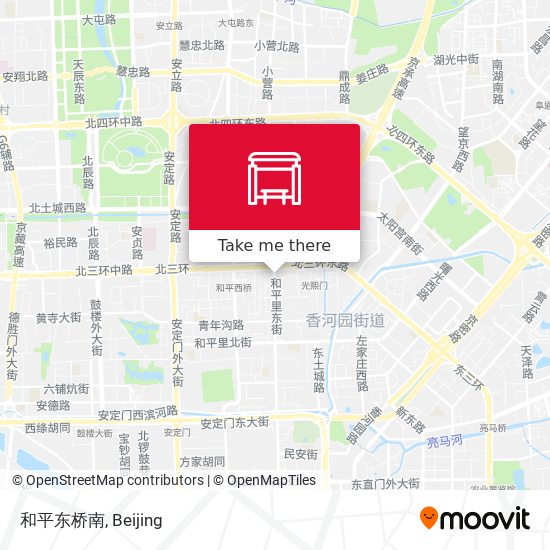 和平东桥南 map
