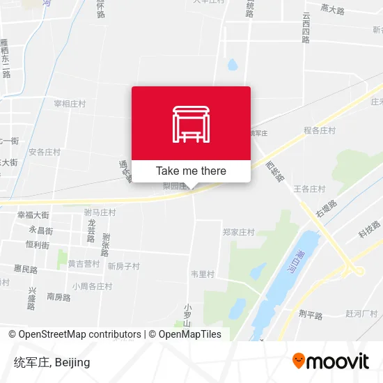 统军庄 map