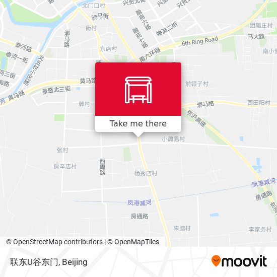 联东U谷东门 map