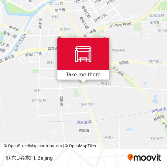 联东U谷东门 map