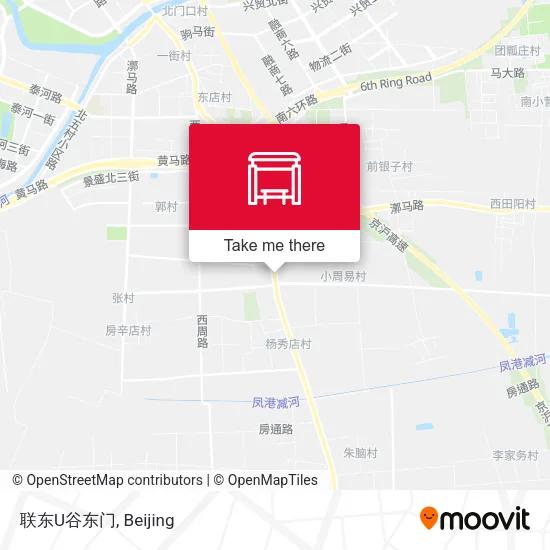 联东U谷东门 map
