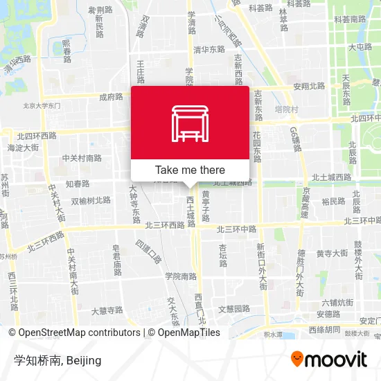 学知桥南 map