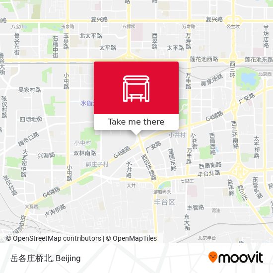 岳各庄桥北 map