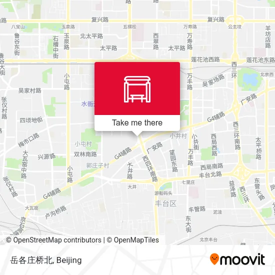 岳各庄桥北 map