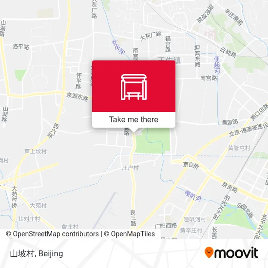 山坡村 map