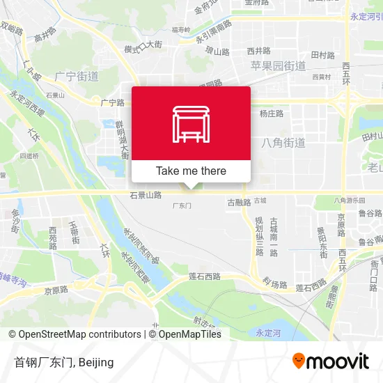 首钢厂东门 map