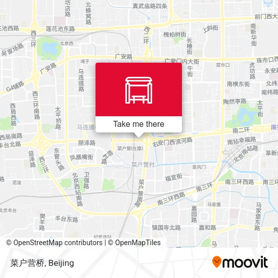 菜户营桥 map