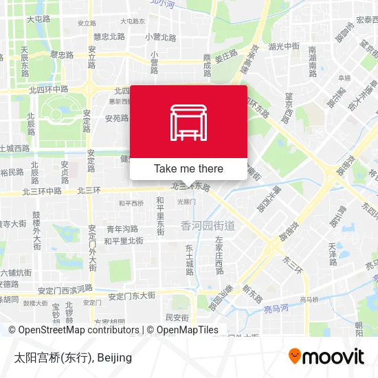 太阳宫桥(东行) map