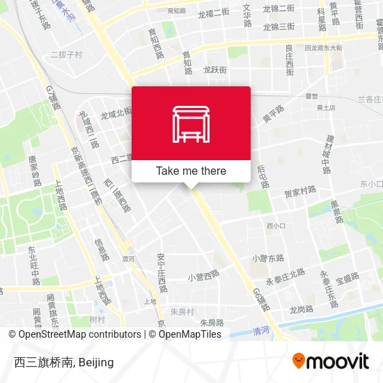 西三旗桥南 map