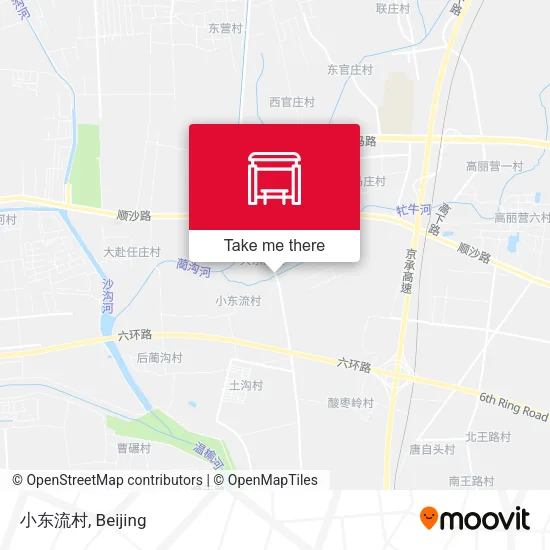 小东流村 map
