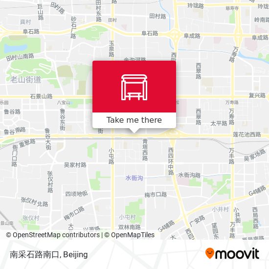南采石路南口 map