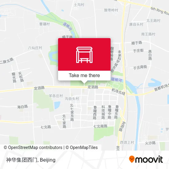 神华集团西门 map