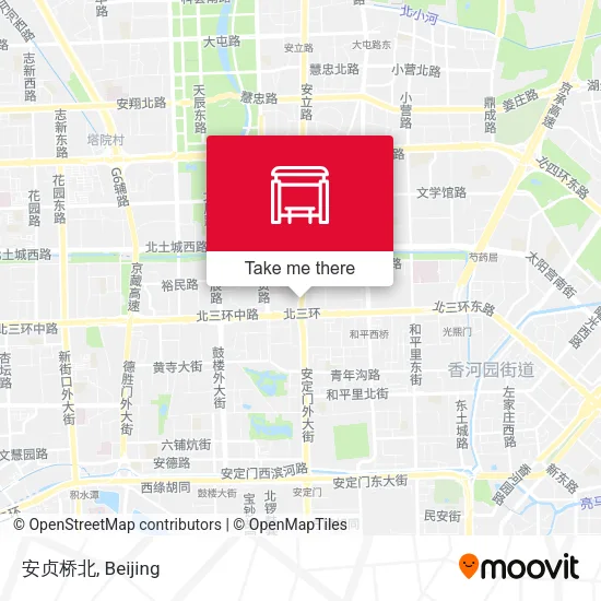 安贞桥北 map