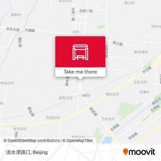 清水潭路口 map