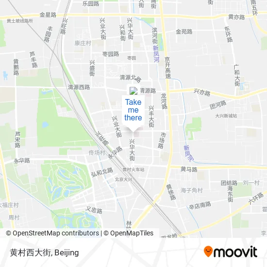 黄村西大街 map