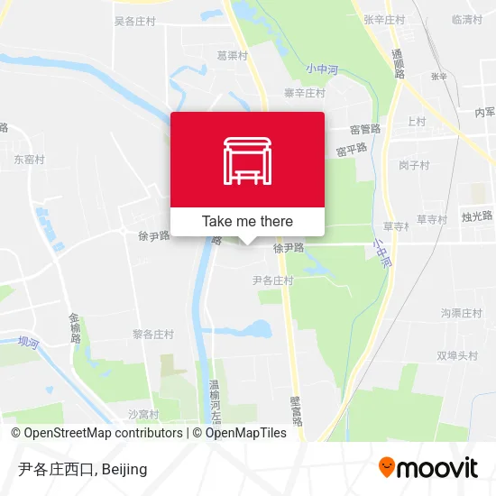 尹各庄西口 map