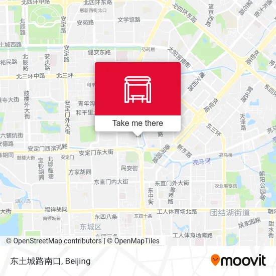 东土城路南口 map