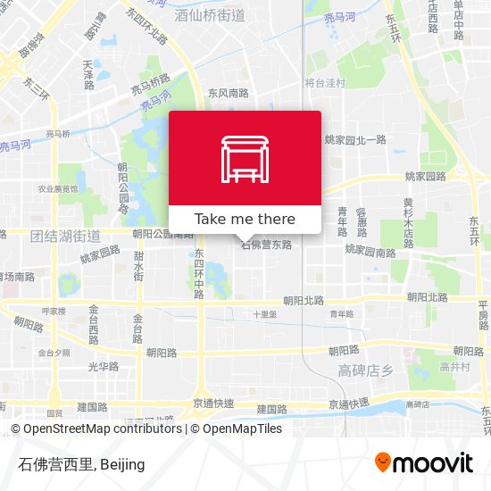 石佛营西里 map