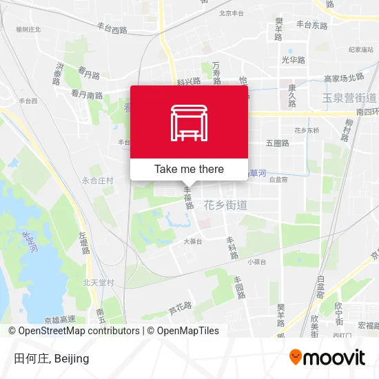 田何庄 map