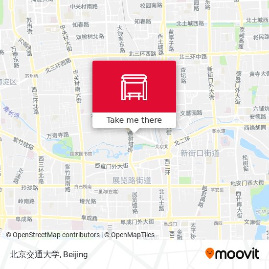 北京交通大学 map