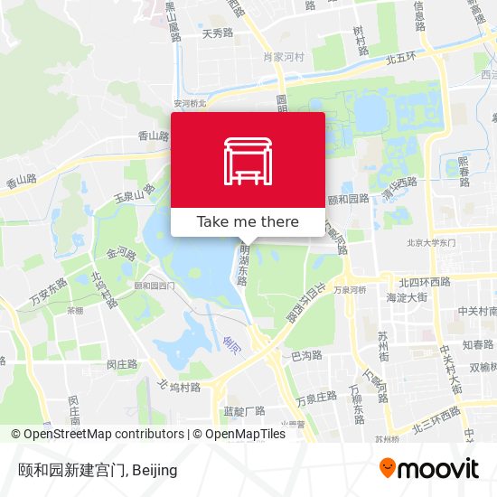 颐和园新建宫门 map