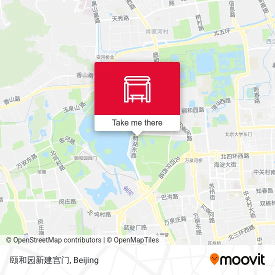 颐和园新建宫门 map