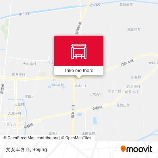 文安丰各庄 map