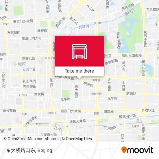 东大桥路口东 map