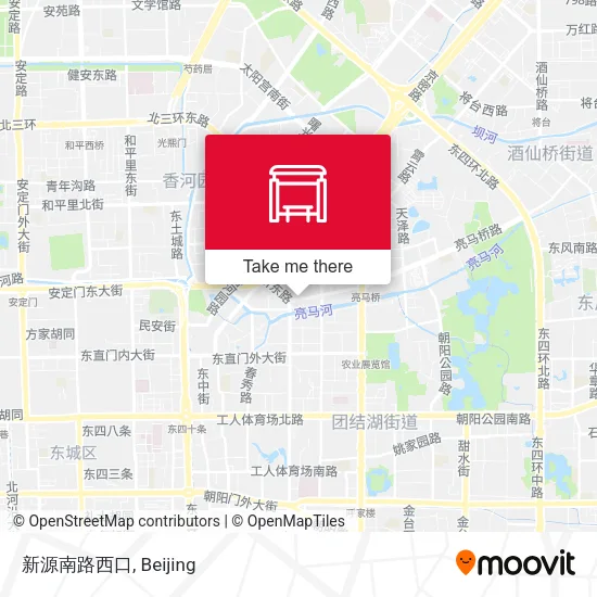 新源南路西口 map
