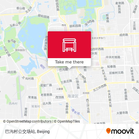 巴沟村公交场站 map