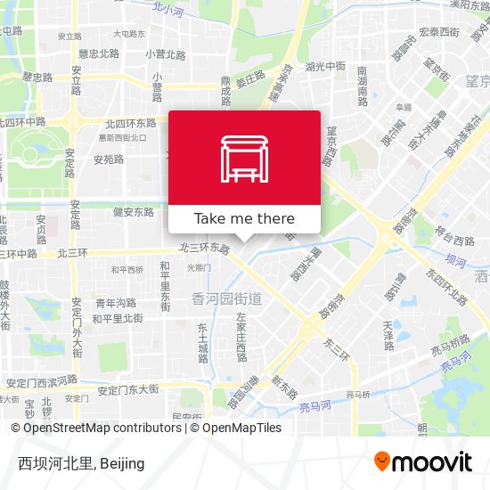 西坝河北里 map