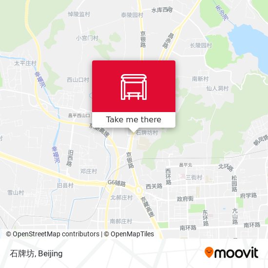 石牌坊 map