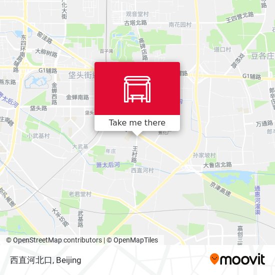 西直河北口 map