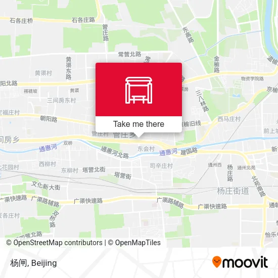 杨闸 map