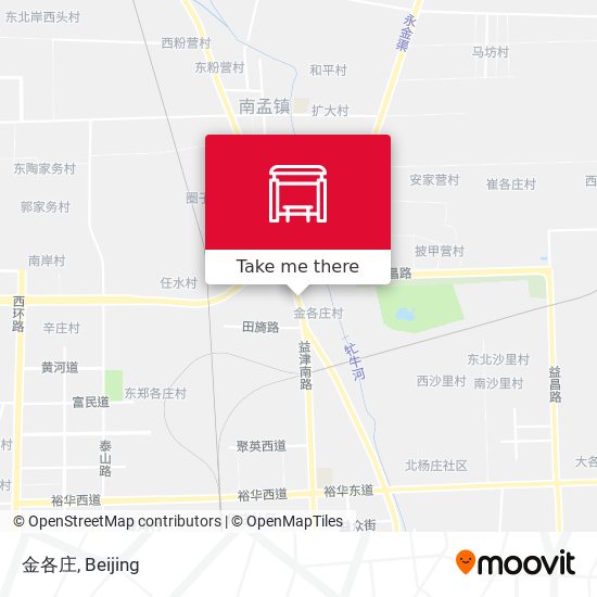 金各庄 map