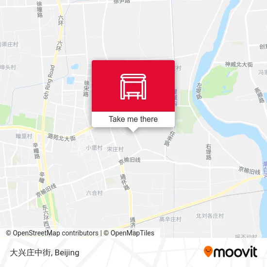 大兴庄中街 map