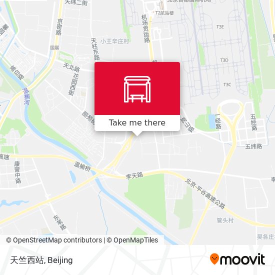 天竺西站 map