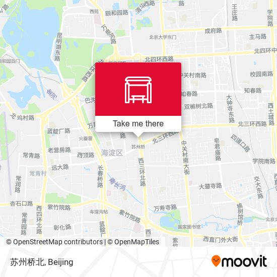 苏州桥北 map
