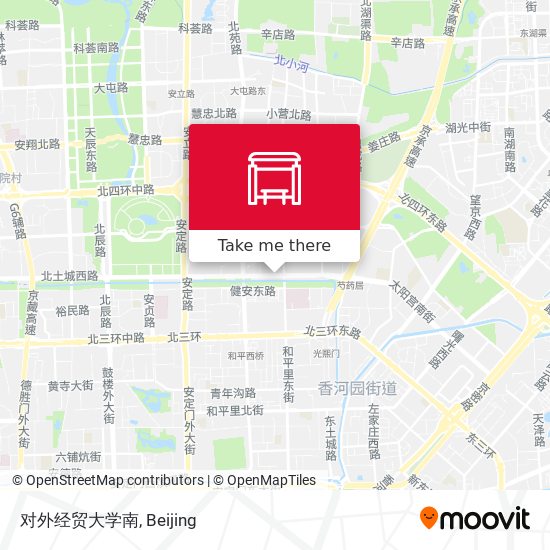 对外经贸大学南 map
