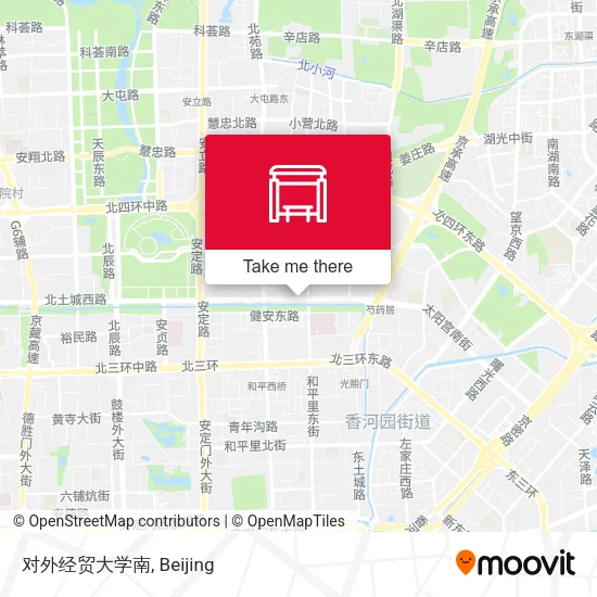 对外经贸大学南 map